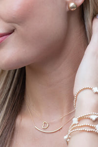 enewton: 16" Bliss Bar Gold Necklace | Makk Fashions