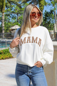 Z Supply: Oversized Mama Sweatshirt - White Shell