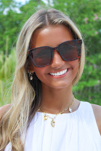 Otra: Fyn Sunglasses - Tortoiseshell