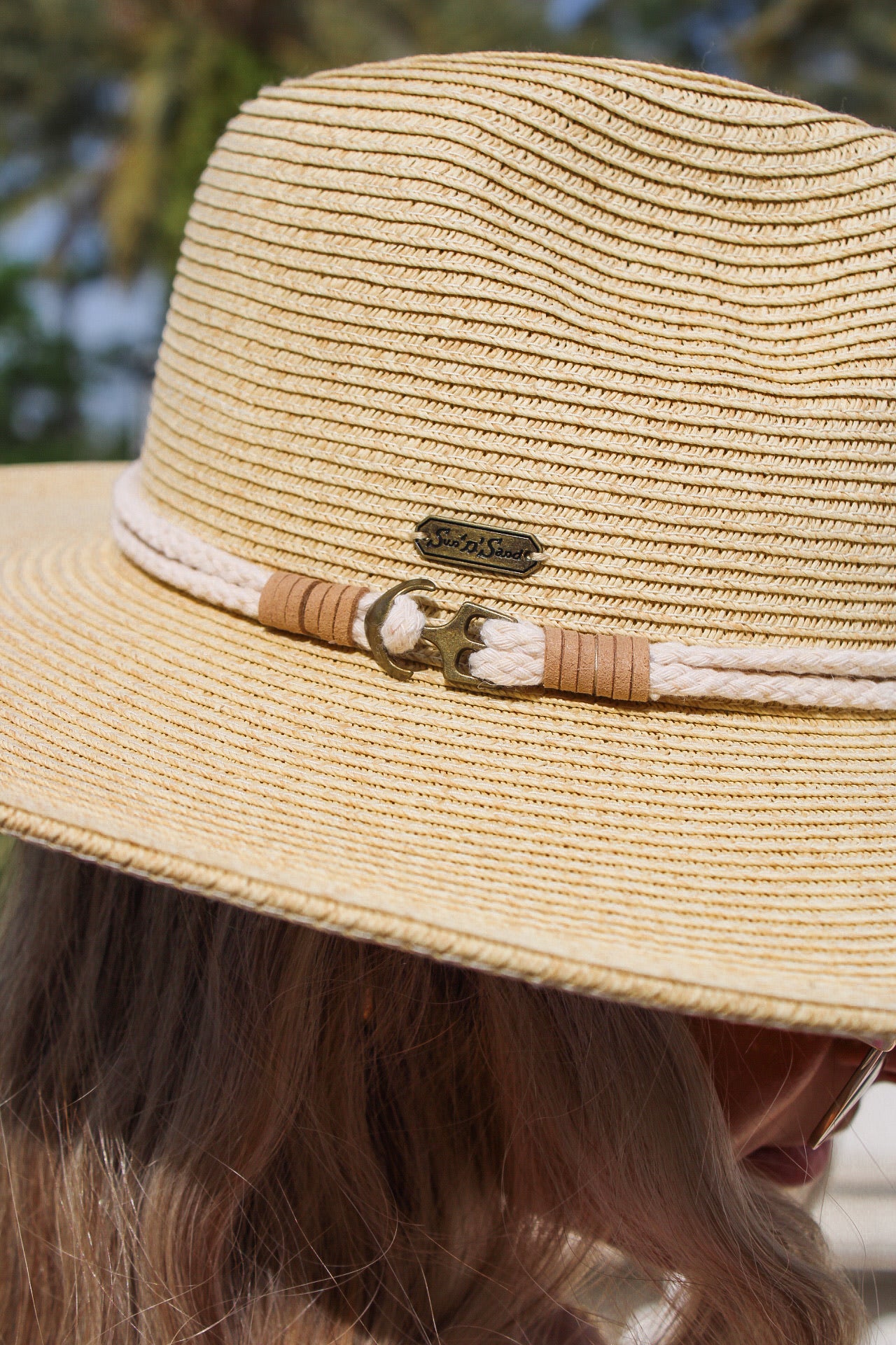 Sara Women's Paper Braid Safari Hat - Natural
