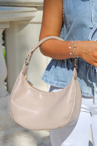 The Brianna Shoulder Crossbody Bag - Taupe