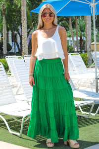 Socialize 2Way Maxi Skirt - Kelly Green
