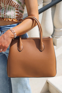 The Theresa Classic Crossbody Bag - Taupe