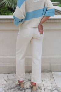 Hidden: Logan Dad Jeans - Ecru