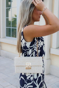 Summer Time Ready Crossbody Bag - Off White