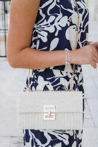 Summer Time Ready Crossbody Bag - Off White