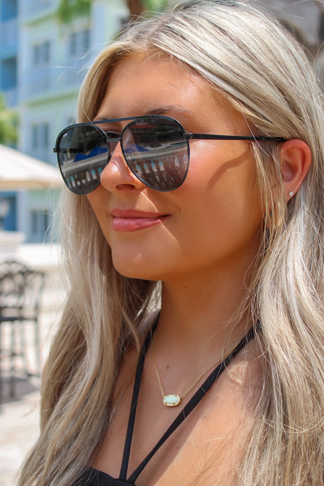 Otra: Charlie Sunglasses - Black Smoke