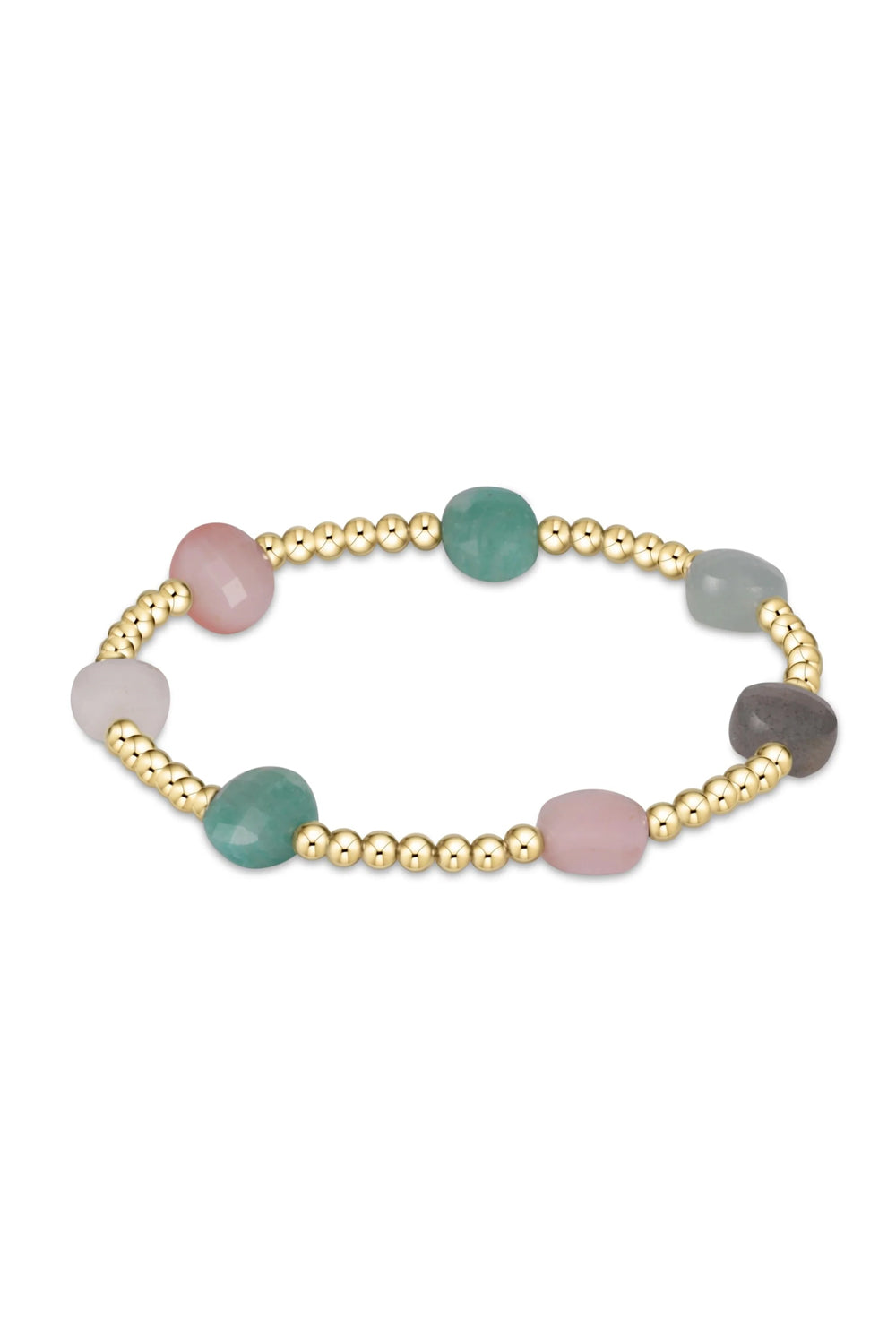 enewton: Admire Gold 3mm Bead Bracelet - Hot Mess | Makk Fashions