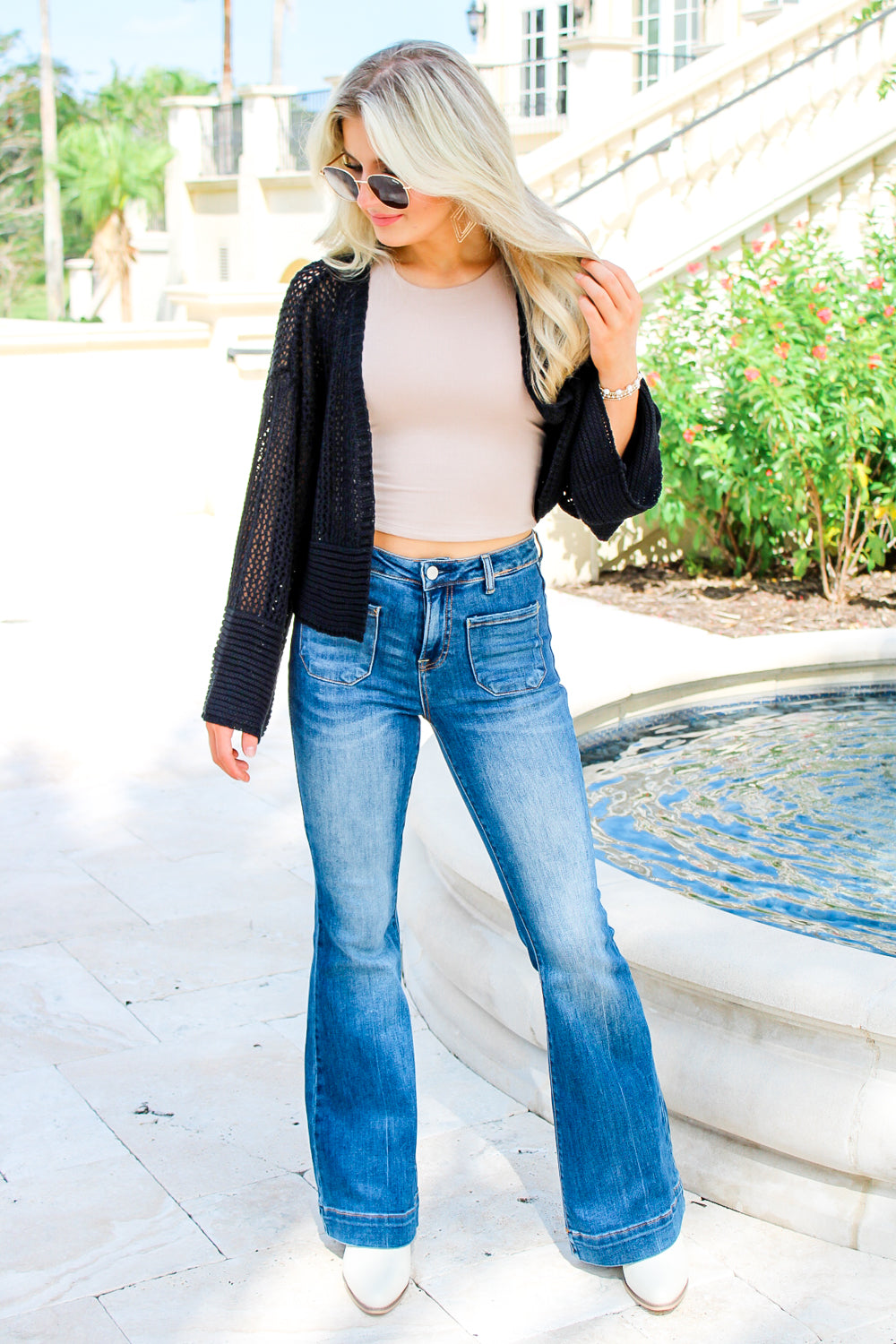 Always Need You Cropped Cardigan - Black | Makk Fashions