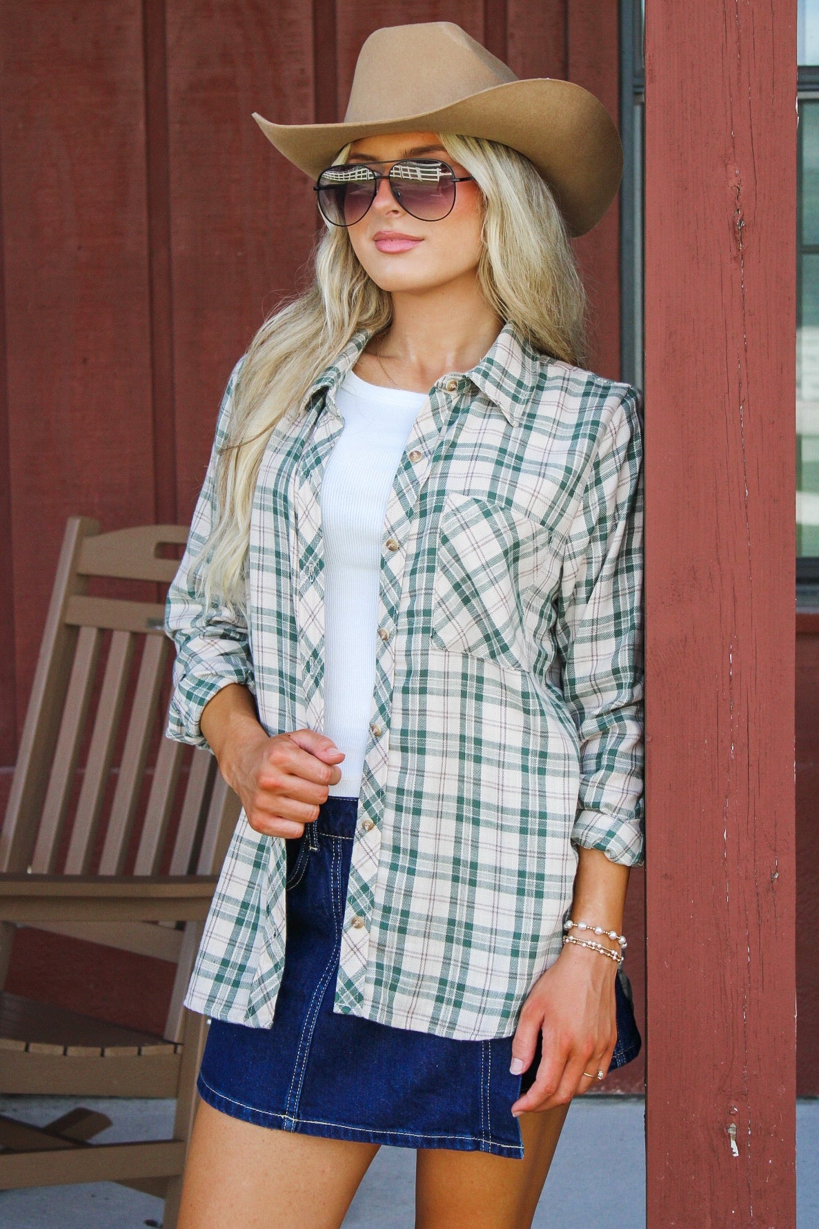 Fireside Nights Cozy Plaid Flannel - Green