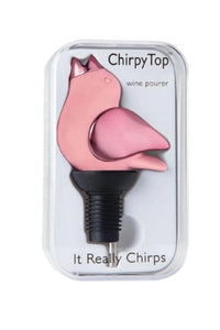 Chirpy Top Wine Pourer - Pink/Rose | Makk Fashions