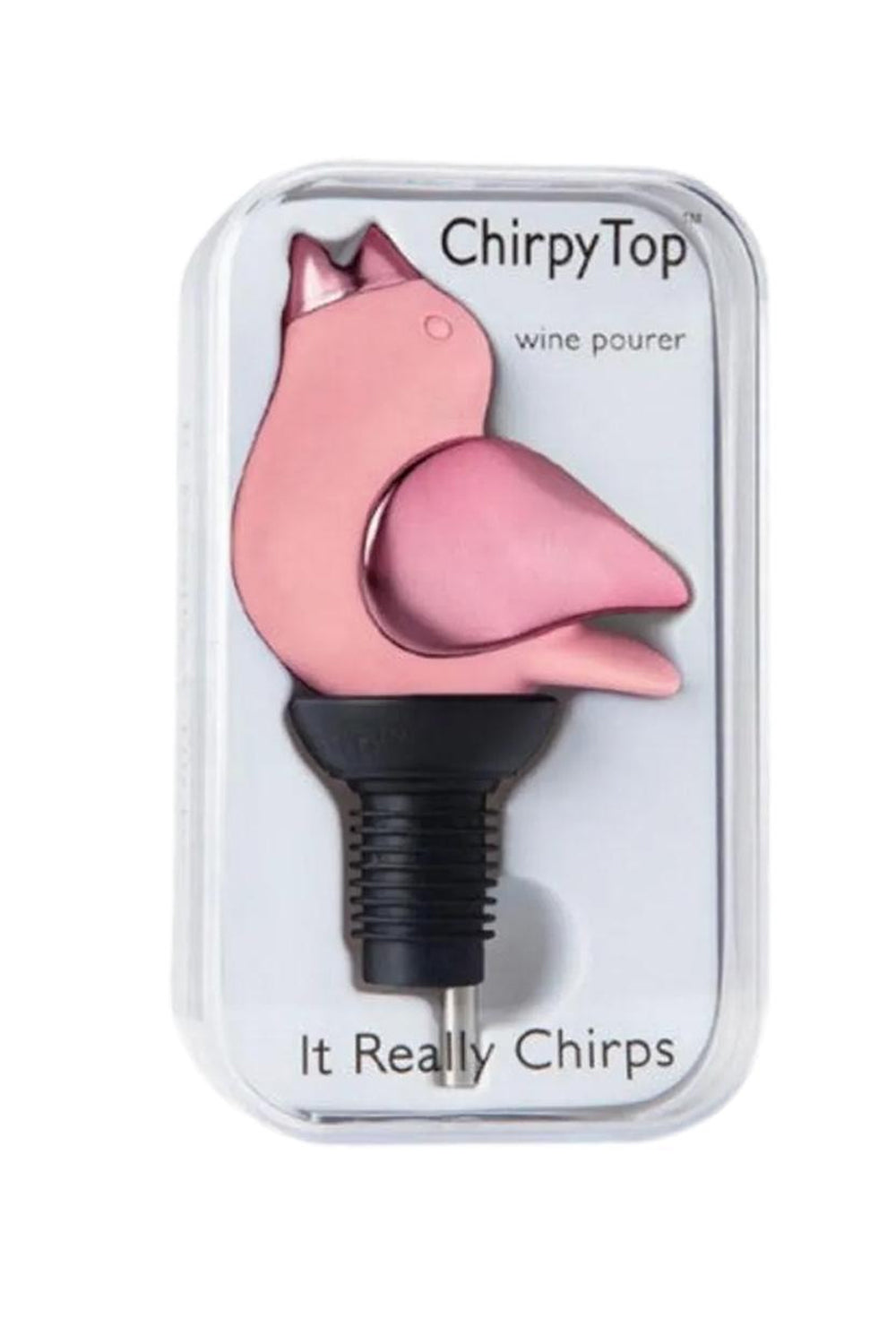 Chirpy Top Wine Pourer - Pink/Rose | Makk Fashions