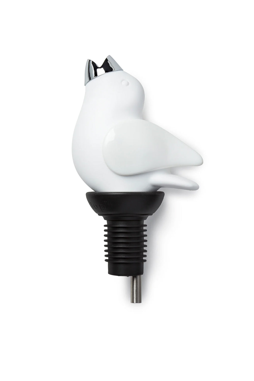 Chirpy Top Wine Pourer - White | Makk Fashions
