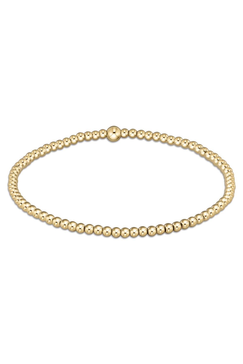enewton: Classic 2.5mm Bead Bracelet - Gold | Makk Fashions