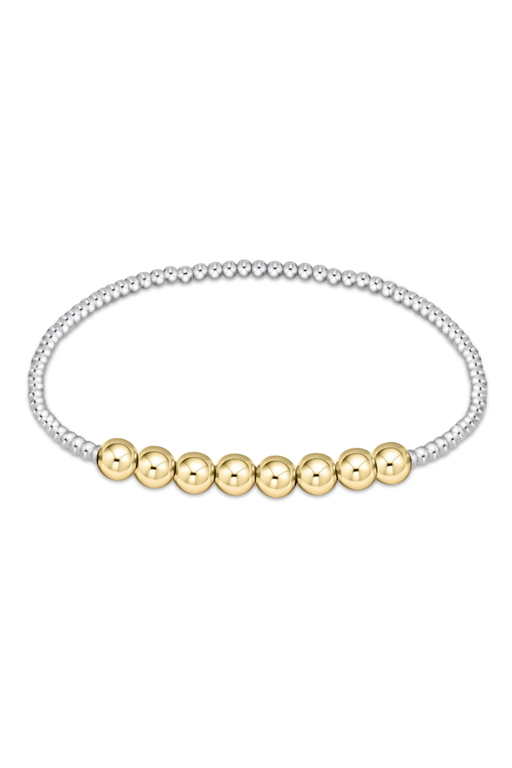enewton: Classic Beaded Bliss 2.5mm Bead Bracelet 5mm Bead - Mixed Metal | Makk Fashions