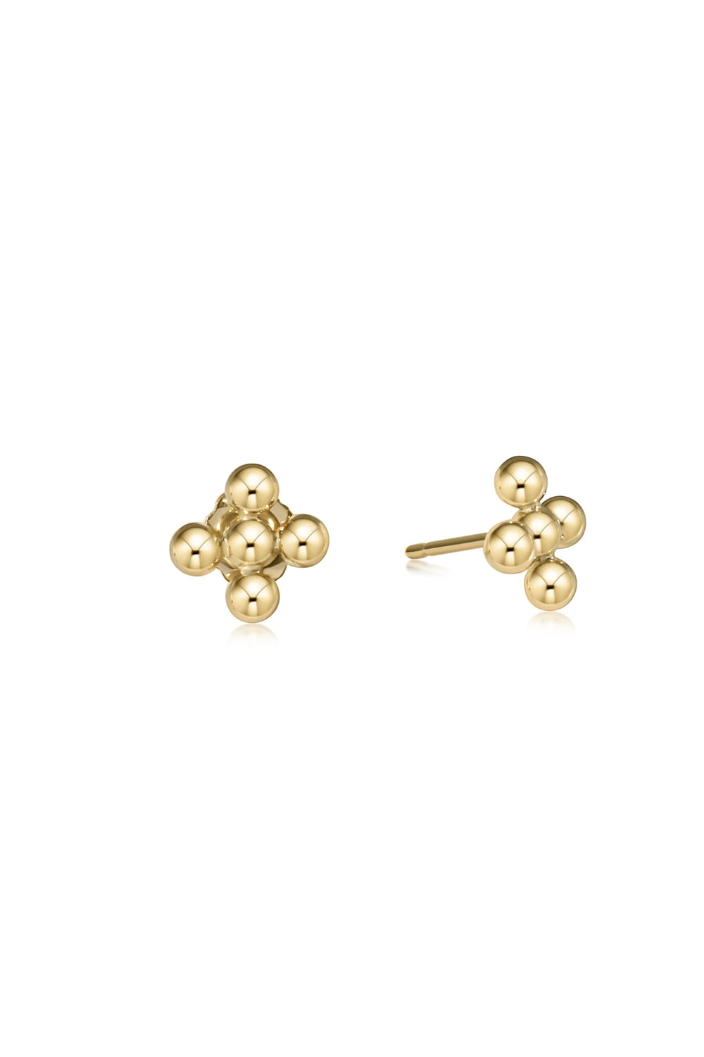 enewton: Classic Beaded Signature Cross Stud Earrings | Makk Fashions