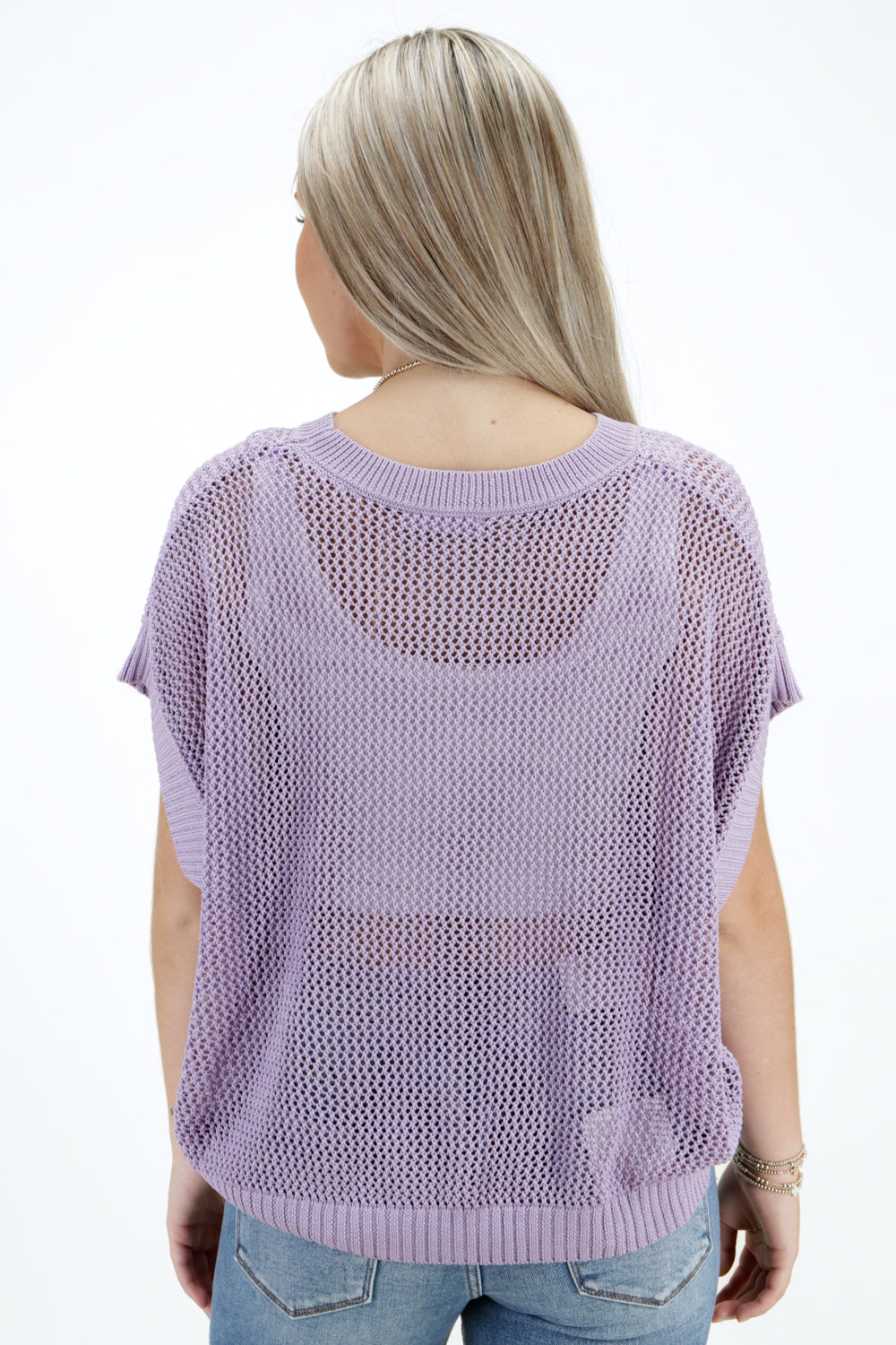 Cooler Days Knit Sweater Top - Lavender | Makk Fashions