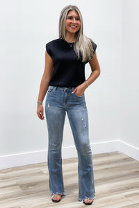 Cozy Memories Cap Sleeve Sweater - Black