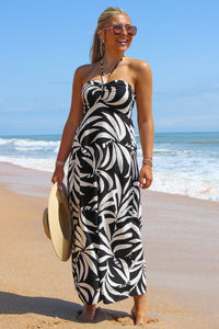 Z Supply: Elodi Vacances Midi Dress - Black