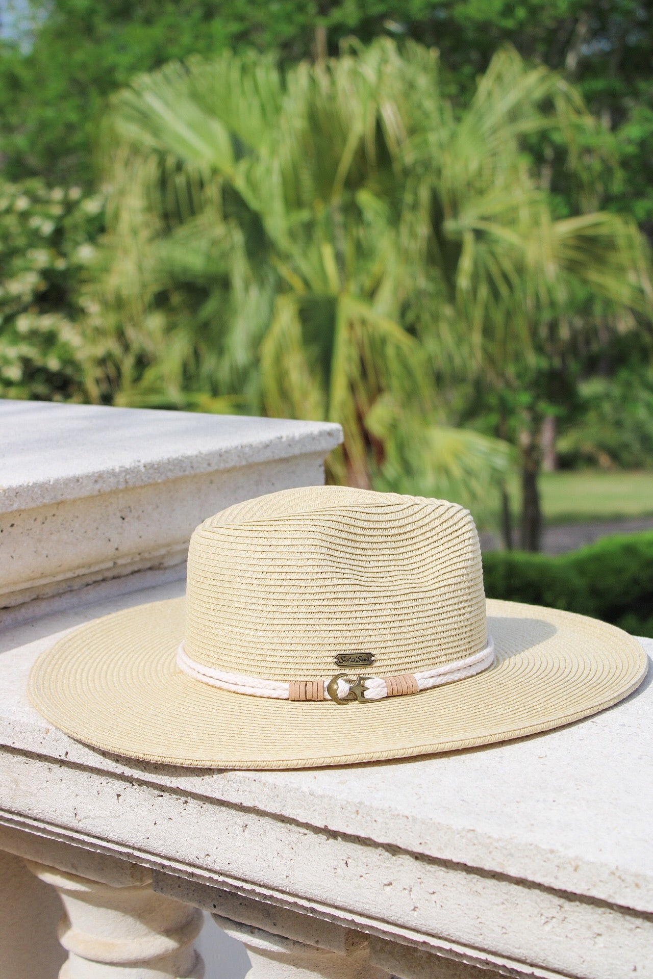 Sara Women's Paper Braid Safari Hat - Natural
