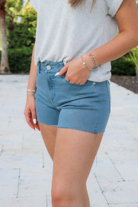 Dear John: Gigi Denim Shorts - Stormy Weather