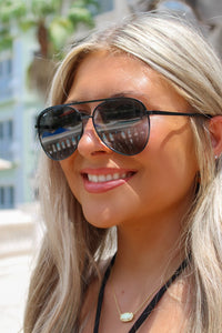 Otra: Charlie Sunglasses - Black Smoke