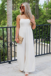 Z Supply: Beachside Jumpsuit - Seasalt