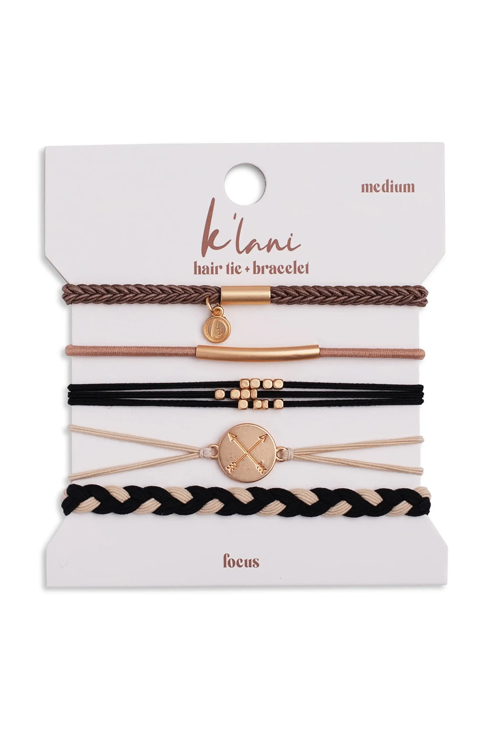 K'Lani: Focus Hair Tie Bracelets | Makk Fashions