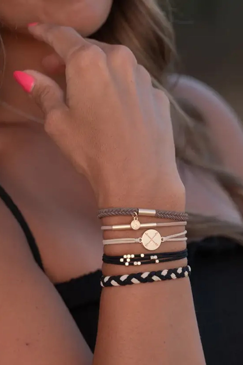 K'Lani: Focus Hair Tie Bracelets | Makk Fashions