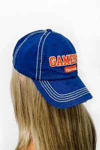 "Game Day" Washed Vintage Cap - Navy | Makk Fashions