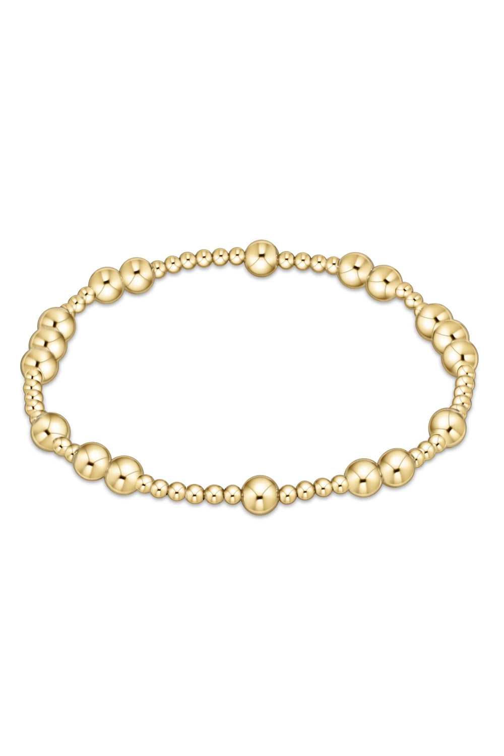 enewton: Hope Unwritten 5mm Bead Bracelet - Gold | Makk Fashions