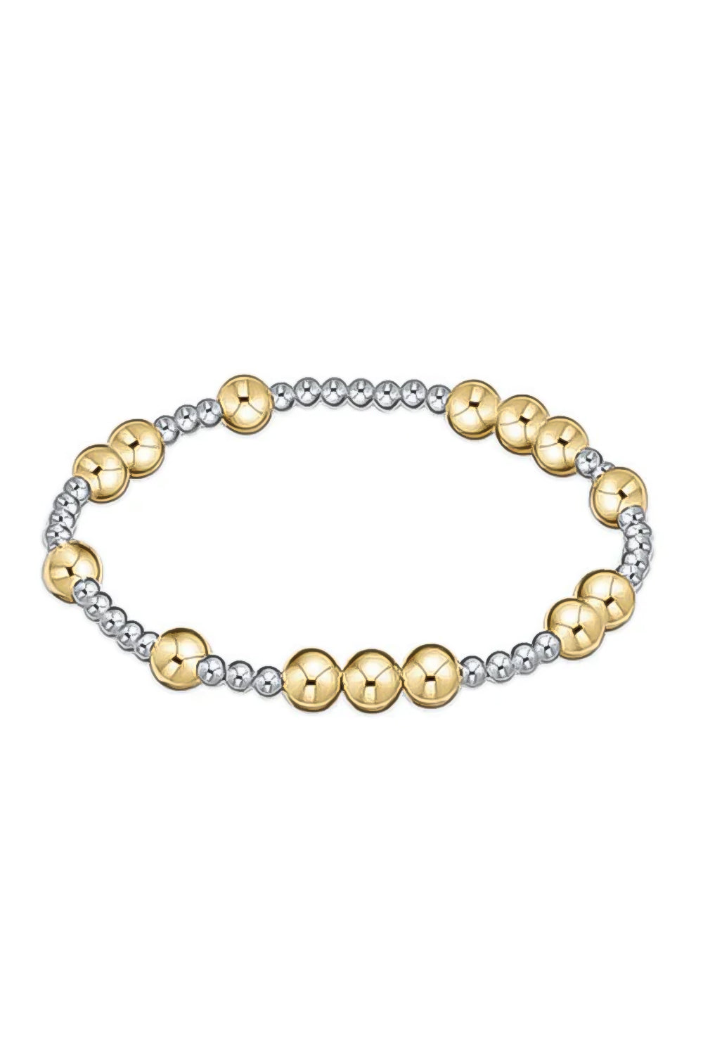 enewton: Hope Unwritten 6mm Bead Bracelet - Mixed Metal | Makk Fashions