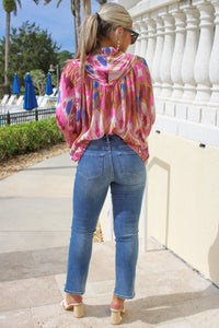 Dear John: Jeanne Mid Rise Cropped Flare Jeans - Tekapo