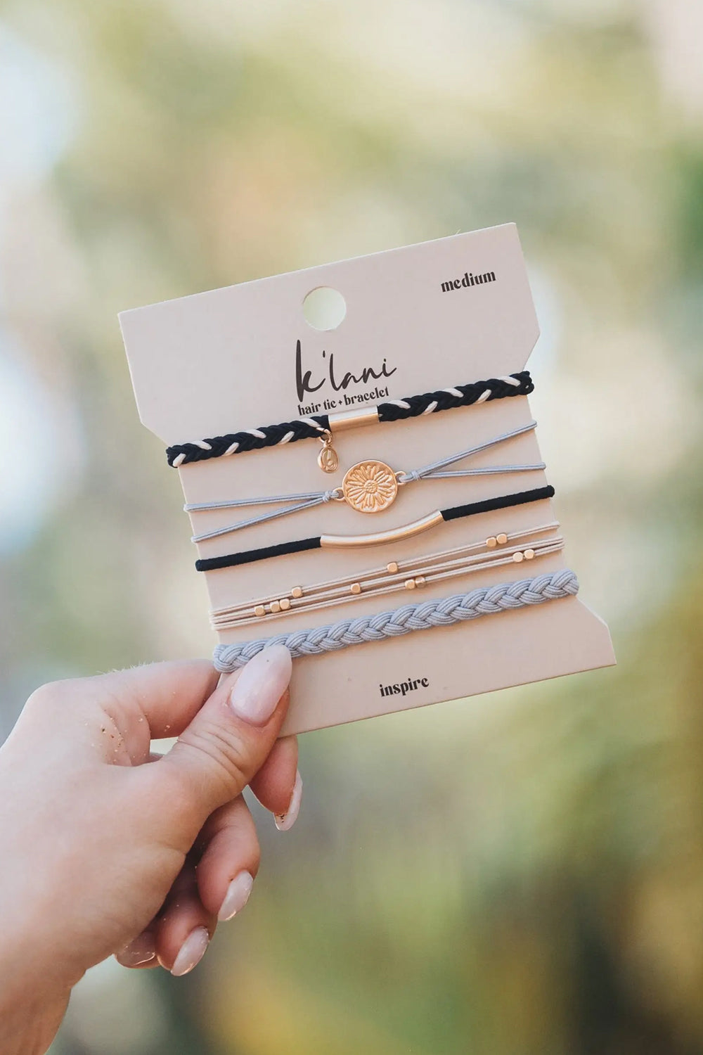 K'Lani: Inspire Hair Tie Bracelets | Makk Fashions