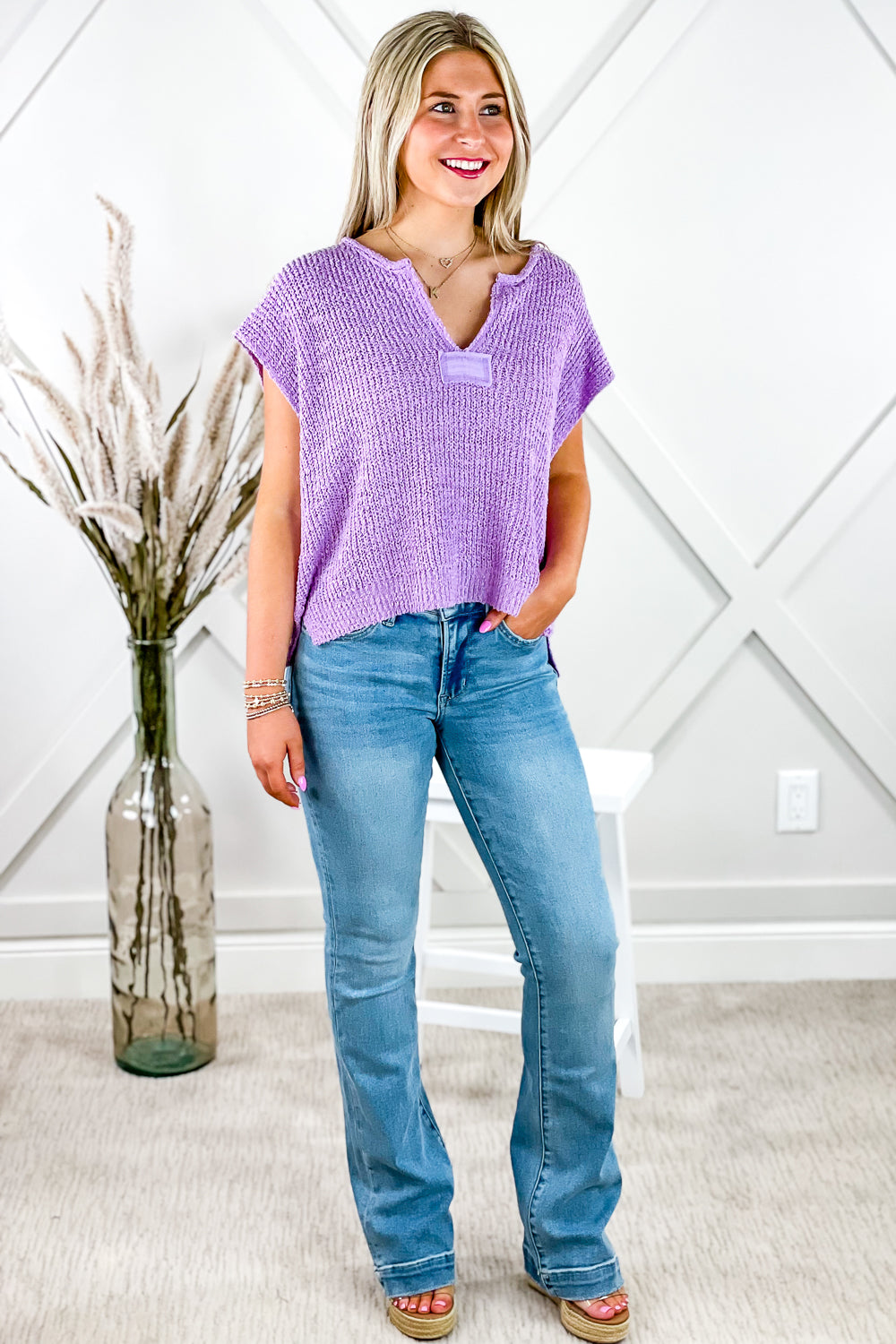 Jacklyn Midrise Bootcut Jeans - Light Wash | Makk Fashions