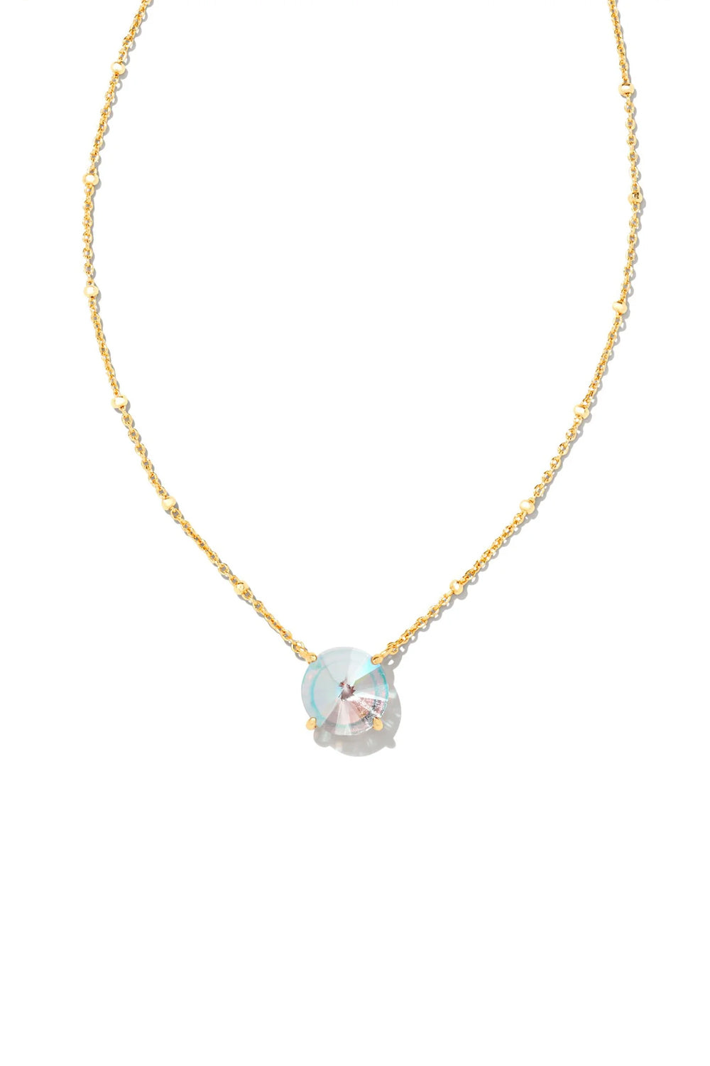 Kendra Scott: Jolie Pendant Necklace - Gold Dichroic Glass | Makk Fashions