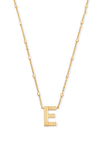 Kendra Scott: Letter E Pendant Necklace - Gold | Makk Fashions