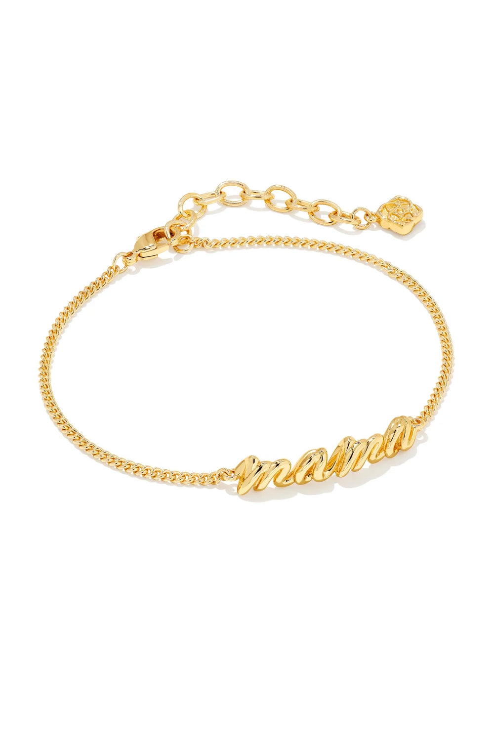 Kendra Scott: Mama Script Bracelet - Gold | Makk Fashions