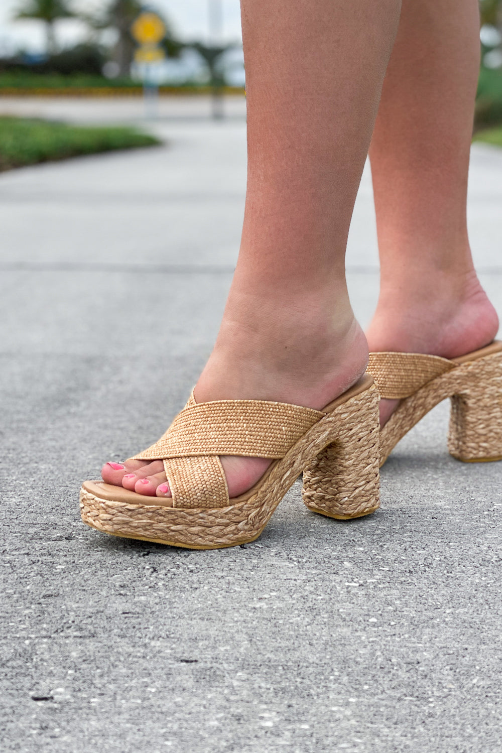 Matisse: Caravan Platform Heel - Cognac | Makk Fashions