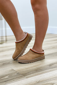 Matisse: Zen Cozy Mule Slipper - Cognac | Makk Fashions