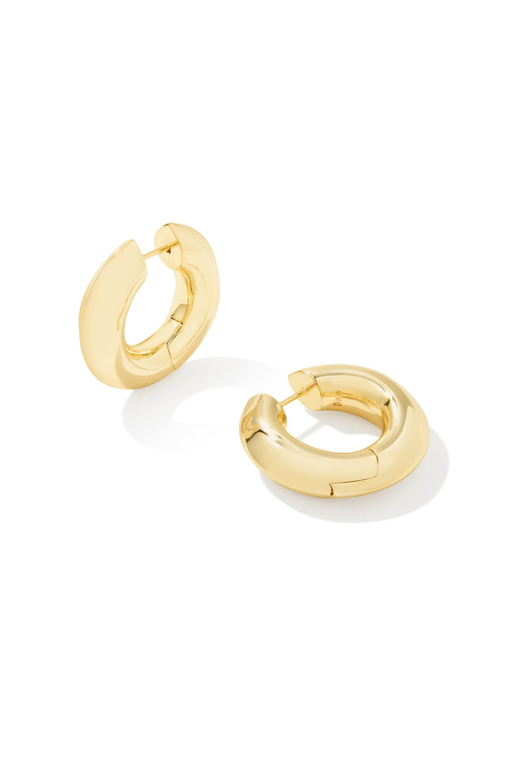 Kendra Scott: Mikki Metal  Hoop Earrings - Gold | Makk Fashions