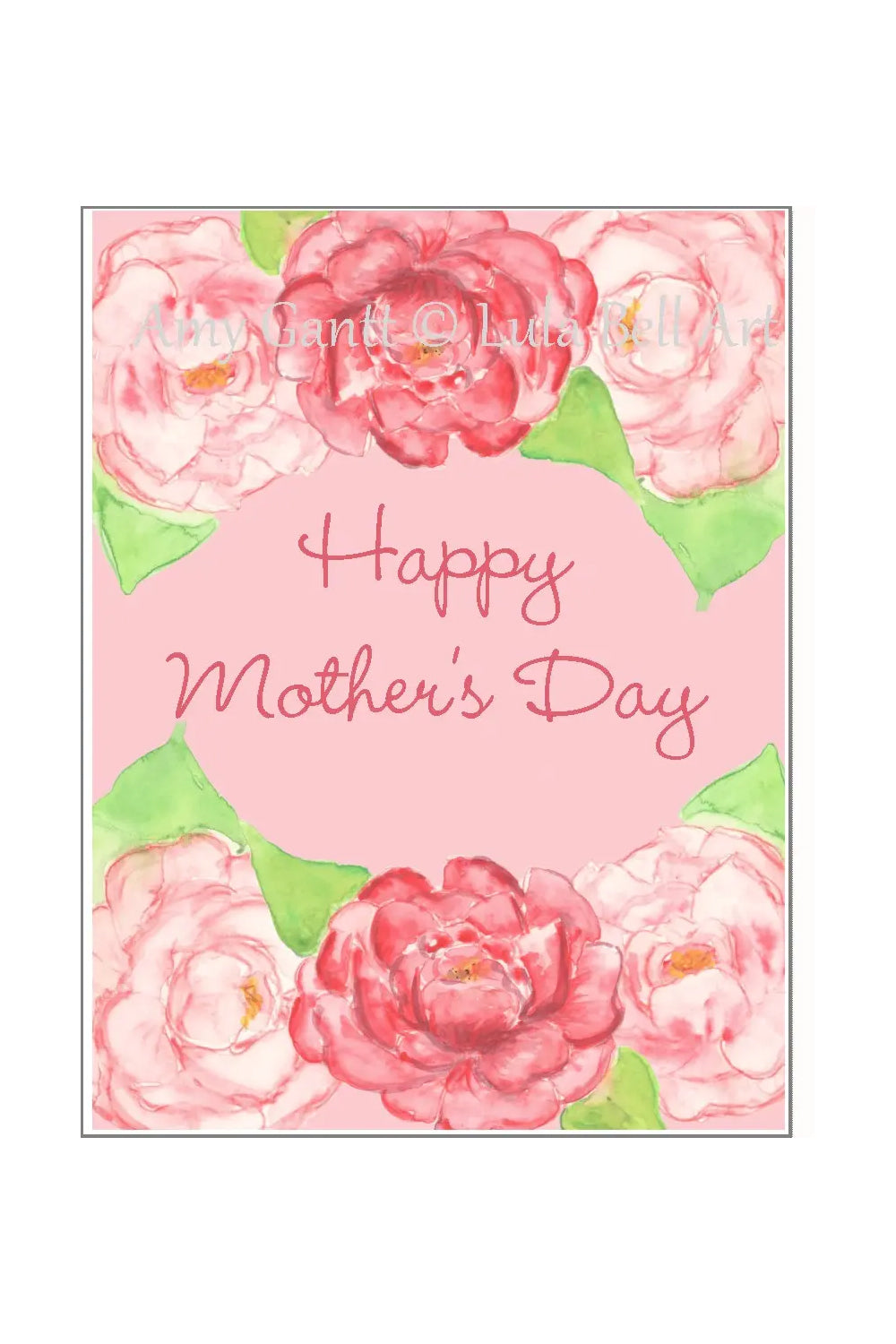 Mother's Day Flowers For Mom Greeting Card | Makk Fashions