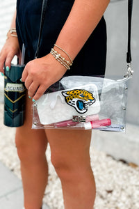 NFL Jacksonville Jaguars Clear Envelope Purse | Makk Fashions