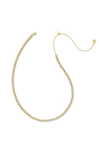 Kendra Scott: Nydia Strand Crystal Necklace - Gold | Makk Fashions