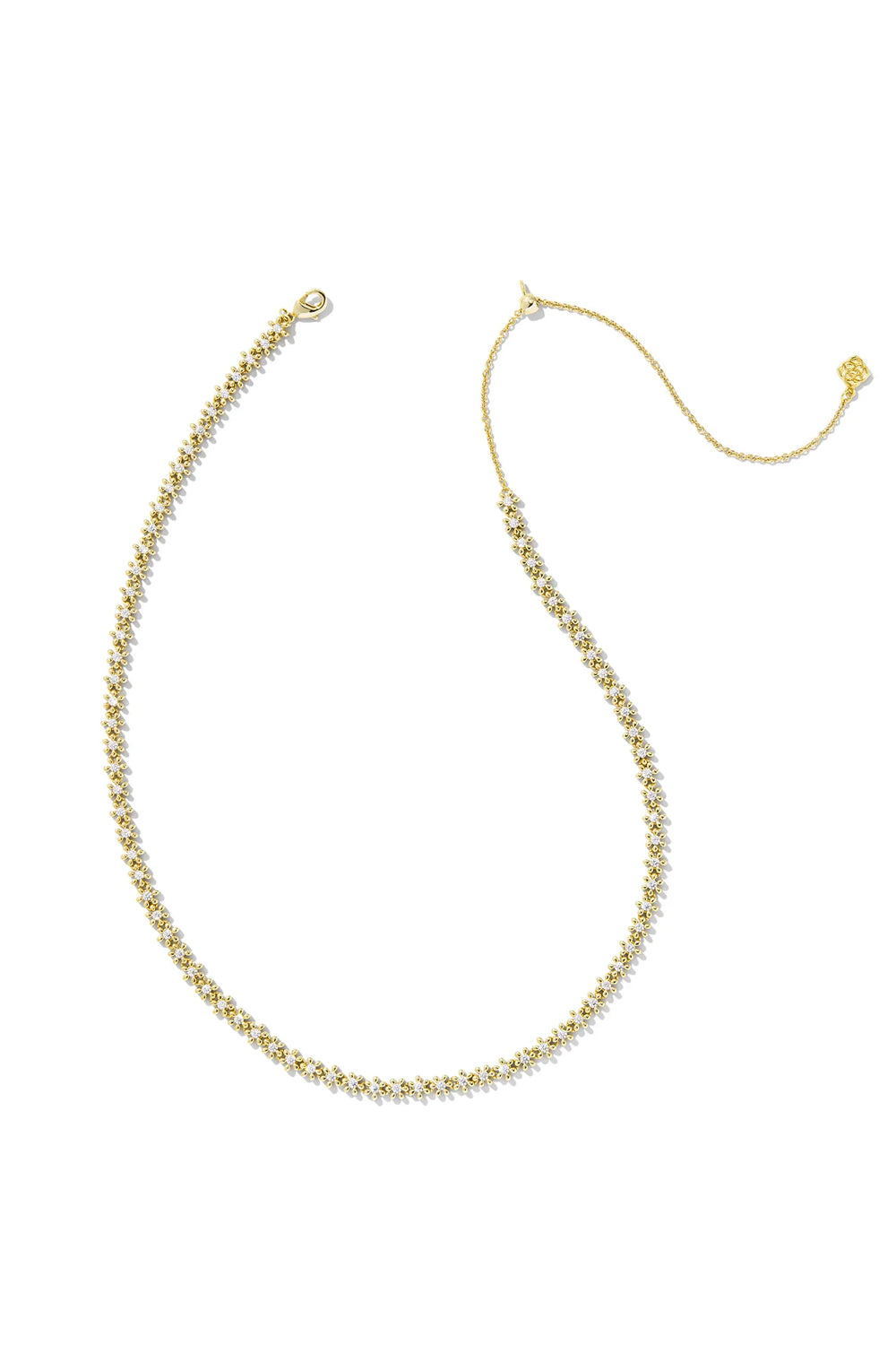 Kendra Scott: Nydia Strand Crystal Necklace - Gold | Makk Fashions