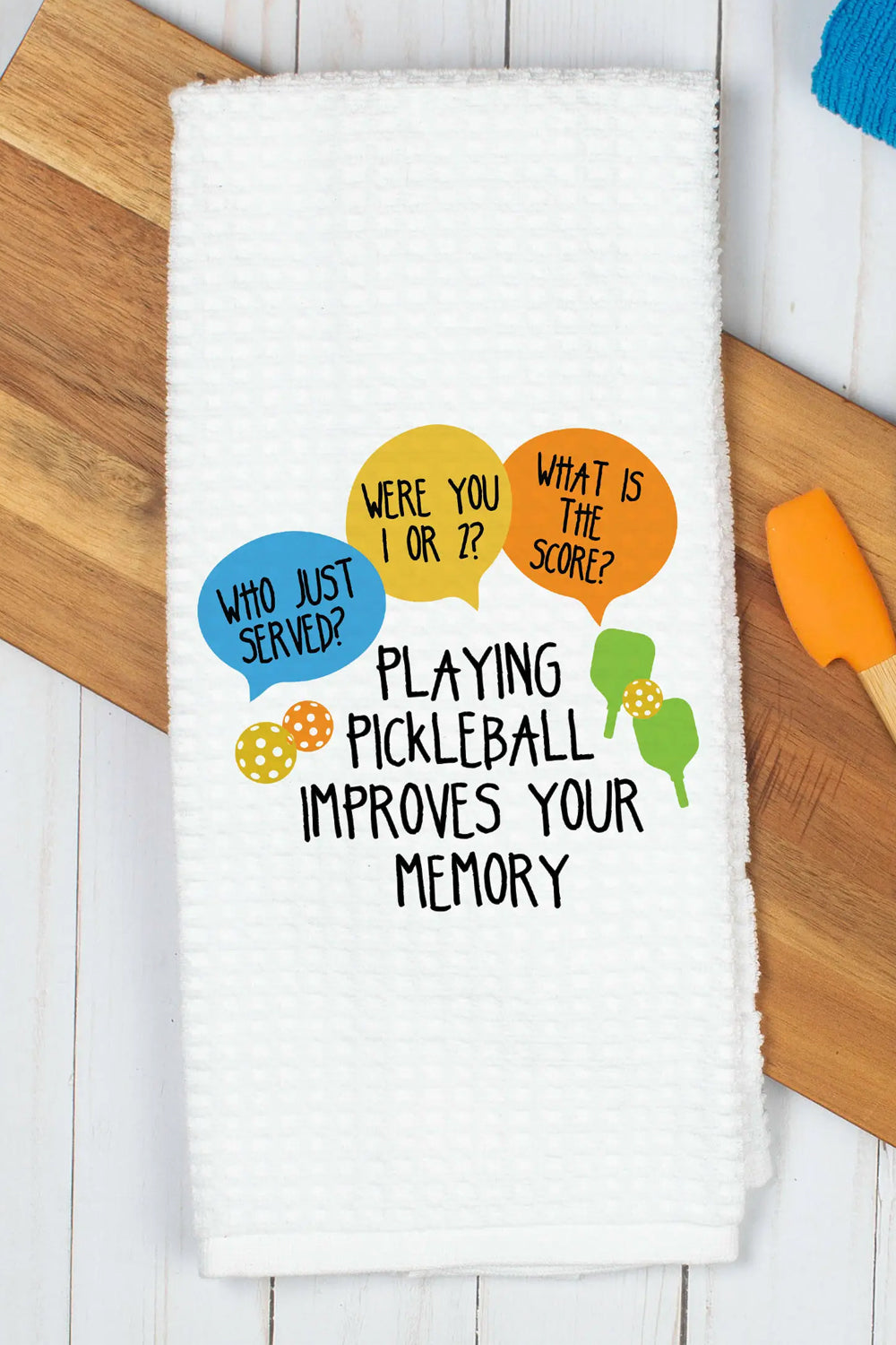 Pickleball Improves Memory Towel | Makk Fashions