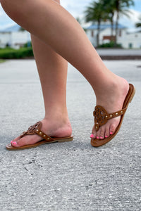 The Miley Classic Sandal - New Tan | Makk Fashions