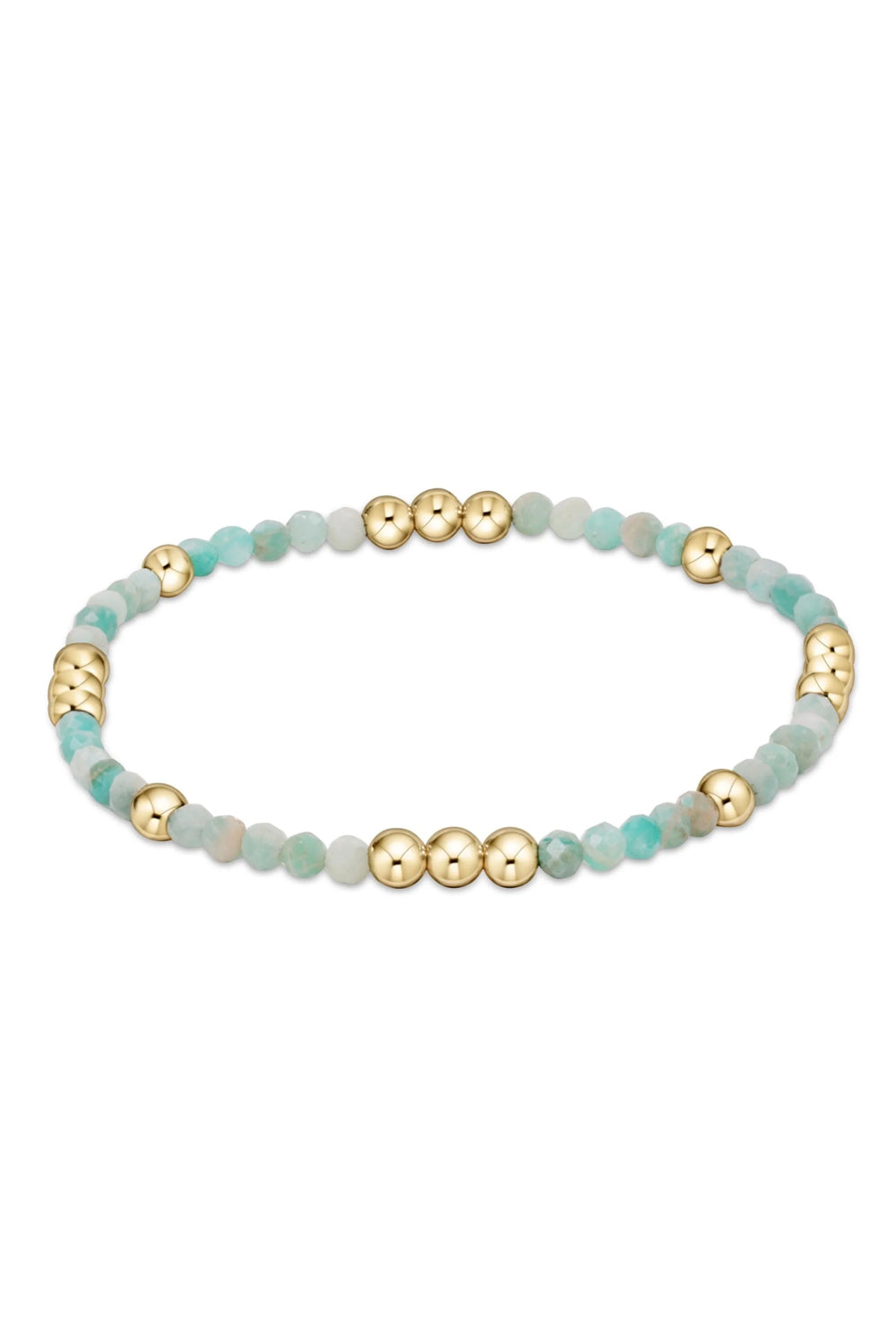 enewton: Worthy Pattern 3mm Bead Bracelet - Amazonite | Makk Fashions