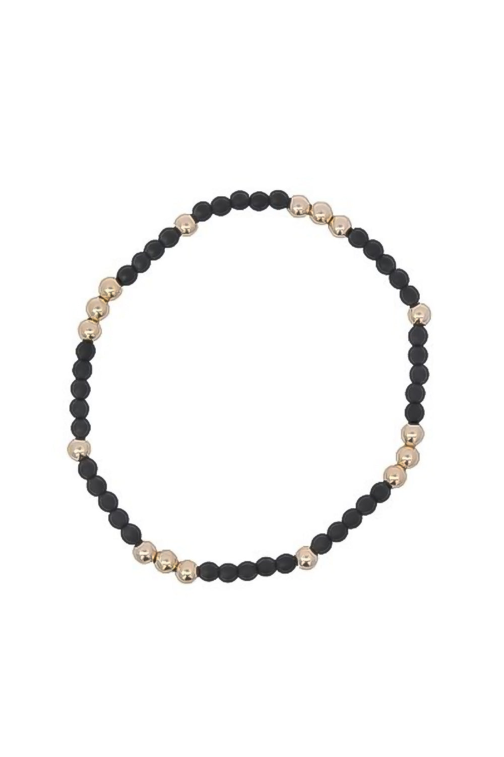 enewton: Worthy Pattern 3mm Bead Bracelet - Hematite | Makk Fashions