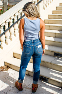 Z Supply: Essy Rib Top - Stormy | Makk Fashions